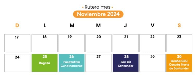 Rutero noviembre