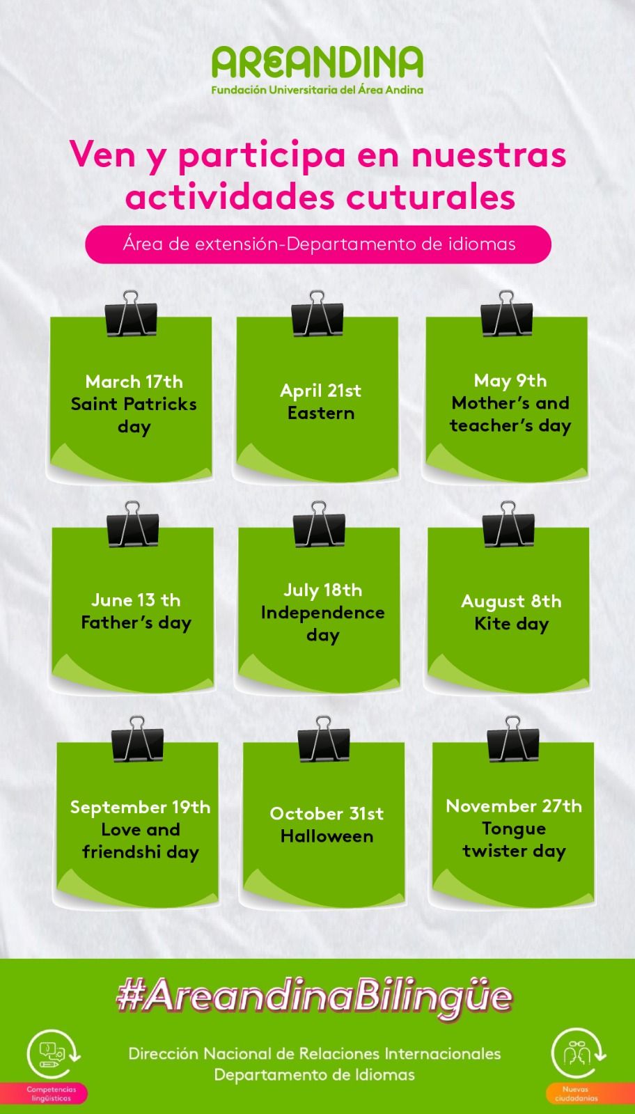 Actividades Interculturales
