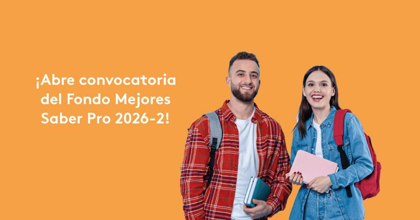 Dos estudiantes universitarios sonrientes con maletas y cuadernos