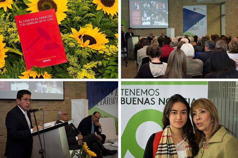 Lanzamiento del libro Cine en el Derecho y Derecho en el Cine Areandina Bogotá