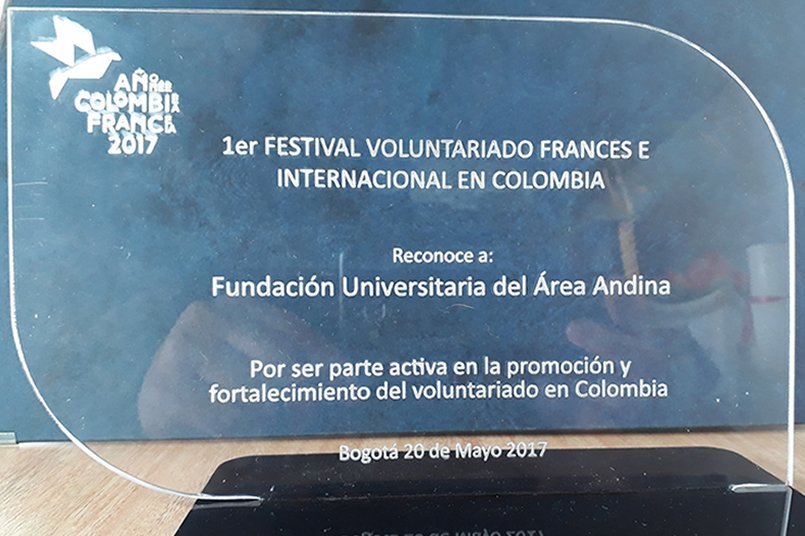 Areandina participó en el 1er Festival de Voluntariado Francés en Colombia