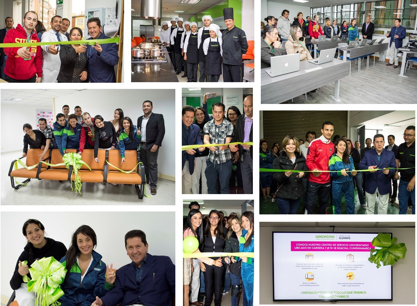 Recorrido de inauguración de locaciones Areandina Bogotá