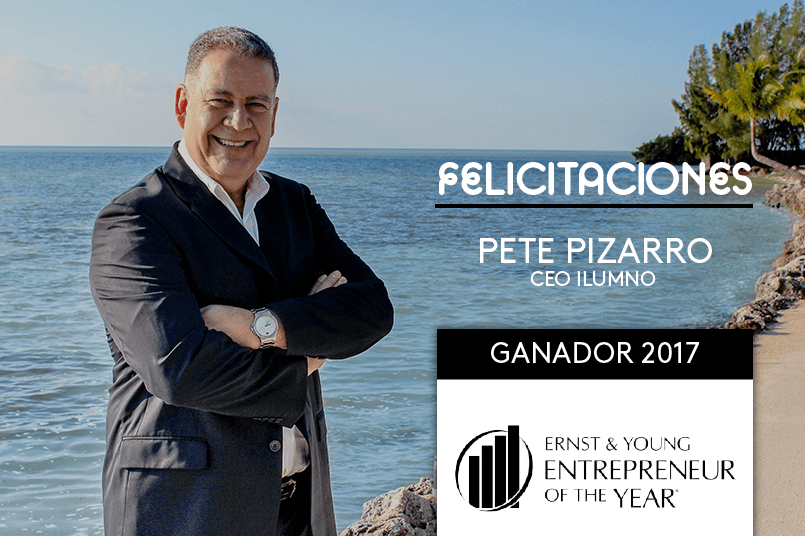 Pete Pizarro, presidente y CEO de Ilumno es ganador en EOY Entrepreneur Of The Year® 2017